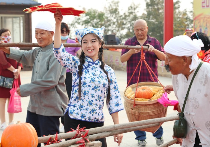 沉浸式晒秋体验，就在蓟县车神架