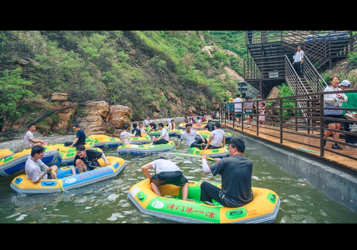 与其跟风晒背、不如认真玩水，蓟州大峡