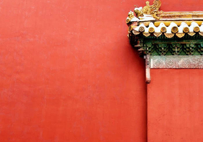宫殿环素，枝落琼瑶，京城的雪皇里皇气的
