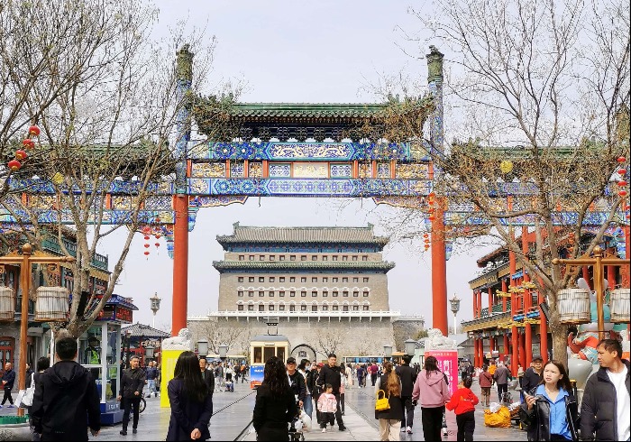 逛前门大街，踏中轴线烟火，忆老北京风